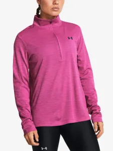 Under Armour Tech Textured 1/2 Zip Sweatshirt Pink