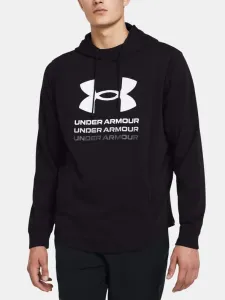 Under Armour UA Rival Terry Graphic Hood Sweatshirt Black