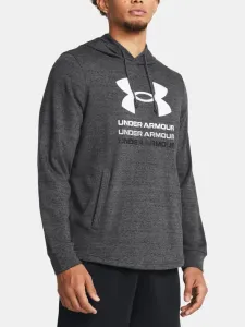 Under Armour UA Rival Terry Graphic Hood Sweatshirt Grey