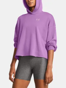 Under Armour UA Rival Terry OS Hoodie Sweatshirt Violet