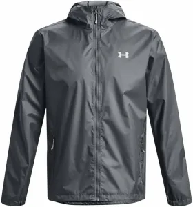 Under Armour Men's UA Storm Forefront Rain Jacket Pitch Gray/Mod Gray M Running jacket