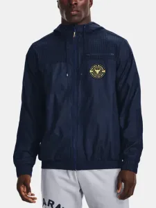 Under Armour UA Project Rock Q1 Woven Layer Jacket Blue