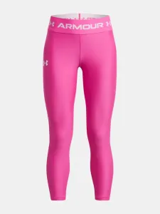 Under Armour Armour Ankle Crop Kids Leggings Pink #1683231