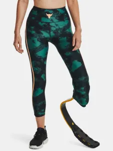 Under Armour Project Rock HG Pt Ankl Lg Fam Leggings Green #1158097