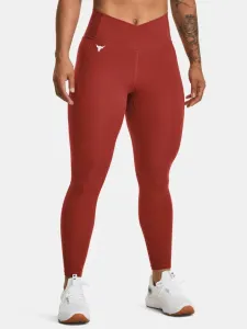 Under Armour Project Rock Crssover Ankl Leggings Red