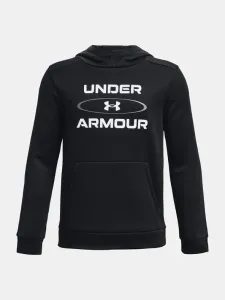Under Armour UA Armour Fleece Graphic HD Kids Sweatshirt Black