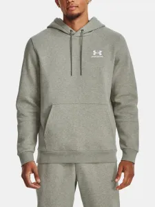 Under Armour UA Essential Fleece Hoodie Sweatshirt Grey