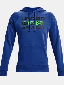 Under Armour UA Rival Flc Signature HD Sweatshirt Blue