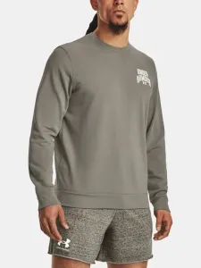 Under Armour UA Rival Terry Graphic Crew Sweatshirt Green