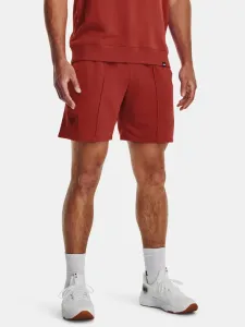 Under Armour Project Rock Terry Gym Shorts Red #1553731