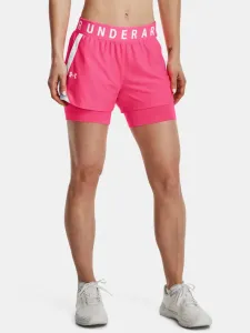 Under Armour Play Up 2-in-1 Shorts Pink