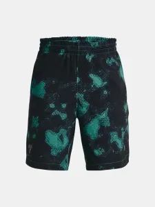 Under Armour Project Rock Printed Wvn Kids Shorts Black