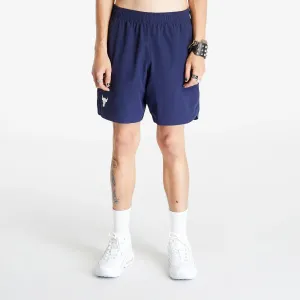 Under Armour Project Rock Woven Shorts Midnight Navy/ White #1587163