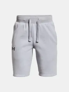 Under Armour Rival Cotton Kids Shorts Grey