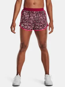 Under Armour UA Fly By 2.0 Printed Shorts Pink