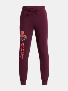 Under Armour UA Project Rock Hm Gym Rival Kids Joggings Red