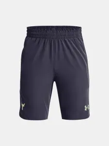 Under Armour UA Project Rock Woven Kids Shorts Grey