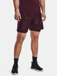 Under Armour UA Woven Emboss Short pants Red