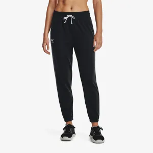 Under Armour Women's UA Rival Terry Joggers Black/White L Running trousers/leggings