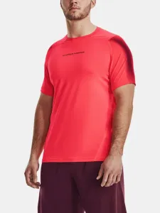 Under Armour UA HG Armour Nov Fitted SS T-shirt Red