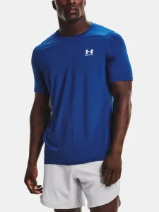 Under Armour HG Armour Fitted SS T-shirt Blue #1150552