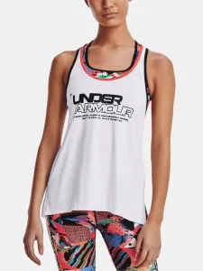 Under Armour Knockout Tank CB Graphic Top White