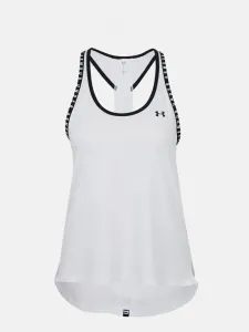 Under Armour UA W Knockout Tank White/Black L Sleeveless running tops
