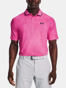 Under Armour Men's UA Iso-Chill Polo Pink Shock/Midnight Navy S