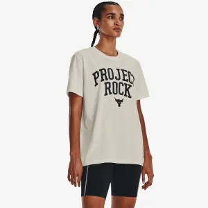 Under Armour Project Rock Heavyweight Campus T-Shirt White #1158048