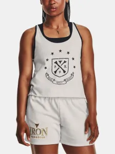 Under Armour Project Rock Q3 Arena Tank Top White