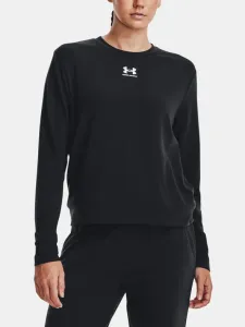 Under Armour Rival Terry Crew T-shirt Black