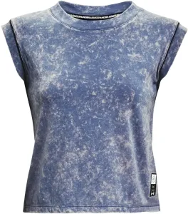 Under Armour Run Anywhere Mineral Blue/White L Running t-shirt with short sleeves