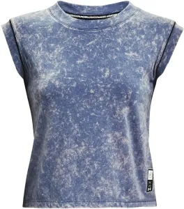 Under Armour Run Anywhere Mineral Blue/White XS Running t-shirt with short sleeves