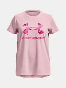 Under Armour Tech Solid Print Fill BL SSC Kids T-shirt Pink