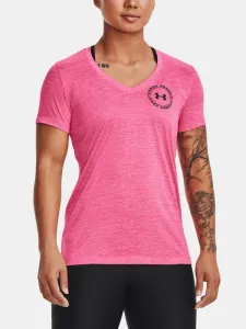 Under Armour Tech Twist LC Crest SSV T-shirt Pink #122308