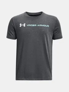 Under Armour UA B Logo Wordmark SS Kids T-shirt Grey #1721427