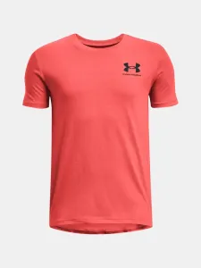 Under Armour UA B Sportstyle Left Chest SS Kids T-shirt Red #1593079