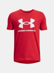 Under Armour UA B Sportstyle Logo SS Kids T-shirt Red #1787674