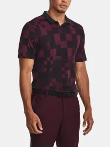 Under Armour Curry Printed Polo Shirt Red