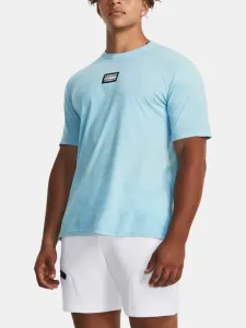Under Armour UA Elevated Core Wash SS T-shirt Blue