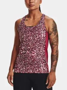 Under Armour UA Fly By Printed Top Pink
