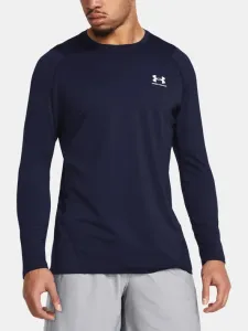 Under Armour UA HG Armour Fitted LS T-shirt Blue