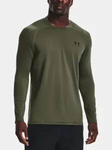 Under Armour UA HG Armour Fitted LS T-shirt Green #1722509