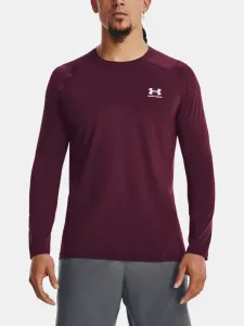 Under Armour UA HG Armour Fitted LS T-shirt Red