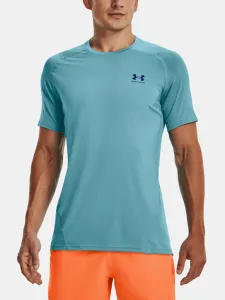 Under Armour UA HG Armour Fitted SS T-shirt Blue #1309901