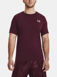 Under Armour UA HG Armour Fitted SS T-shirt Red #1614966