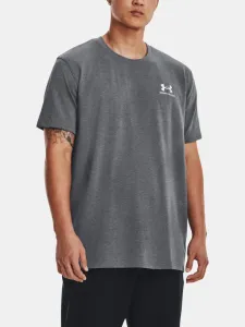 Under Armour UA Logo Emb Heavyweight SS T-shirt Grey