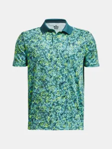 Under Armour UA Perf Floral Speckle Kids Polo Shirt Green