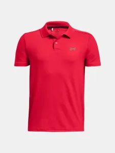 Under Armour UA Performance Polo Kids T-shirt Red