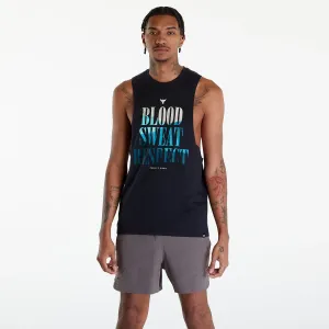 Under Armour Project Rock BSR Payoff Tank Top Black/ Radial Turquoise #1825497
